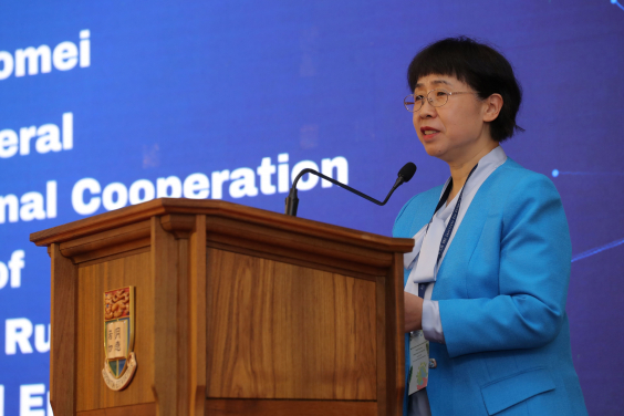 Ms Zhou Guomei, Director General of the Department of International Cooperation of the Ministry of Ecology and Environment